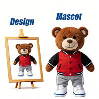 Nouvelle tenue en peluche personnalisée en fourrure de lion marron, confectionnée avec technique de broderie, vendue directement par l'usine, vêtements personnalisés pour événements
