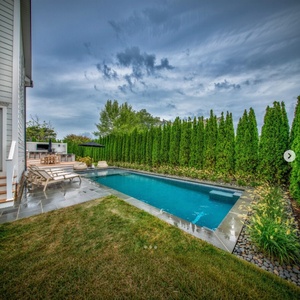 Barato al aire libre moderno grande enterrado prefabricado Rectangular Swim Spa piscina <span class=keywords><strong>de</strong></span> <span class=keywords><strong>fibra</strong></span> <span class=keywords><strong>de</strong></span> <span class=keywords><strong>vidrio</strong></span> Piscina sobre el suelo Piscina - Product Image 4