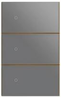 Interrupteur mural intelligent Tuya Smart Life Zigbee 118, panneau à boutons moderne, US 3 gangues, 10A 240V, verre trempé, commande vocale à distance