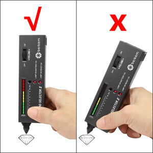 <span class=keywords><strong>Testeur</strong></span> de diamants haute précision, sélecteur de pierres précieuses, stylo de test portable pour l'identification des diamants et des pierres précieuses - Product Image 6