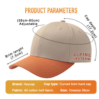 Casquette de baseball en coton à 6 panneaux bicolore sur mesure pour femme – Vente en gros, fabrication haut de gamme, distributeur B2B de couvre-chefs