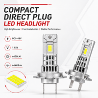 Phare LED tout-en-un SFIDA WM48 avec driver intégré, compatible Canbus, sans erreur EMC, super lumineux blanc 6000K