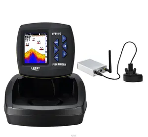 Chanceux 3.5 "LCD sans fil télécommande appât bateau poisson Finder Sonar avec transducteur Fischfind Fishfinder Smart Fish Finder