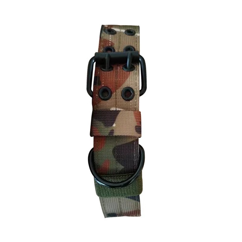 Camouflage color-collar with holes