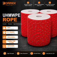 Cordage de tente réfléchissant 4 mm en Dyneema UHMWPE, pour camping, hamac, surf à cerf-volant, haute résistance, coupe-vent, ultraléger, haute visibilité
