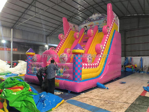 Tobogán Inflable Comercial con Temática <span class=keywords><strong>de</strong></span> Princesas, <span class=keywords><strong>Castillo</strong></span> Inflable Gigante con Toboganes para Parques <span class=keywords><strong>de</strong></span> Diversiones, Centros Comerciales, Carnavales - Product Image 5