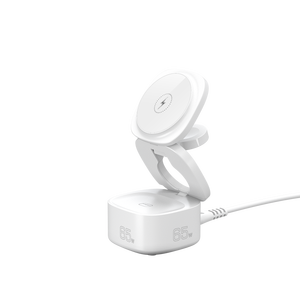 Chargeur sans fil magnétique pliable avec station <span class=keywords><strong>de</strong></span> charge Power Bank ABS+PC multifonction en <span class=keywords><strong>nitrure</strong></span> <span class=keywords><strong>de</strong></span> <span class=keywords><strong>gallium</strong></span> - Product Image 2