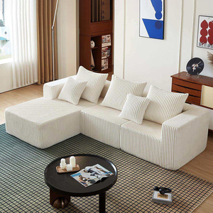 Modular L-shape Compressed Set Modern Soft Fabric Vacuum Portable Living Room Compression L-shaped <b>Foam</b> - Product Image 2