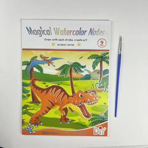 Aquarelle magique Notes jouet pour enfants livre de dessin peinture d'éducation <span class=keywords><strong>écologique</strong></span> populaire grand livre peinture ensemble de peinture dorure - Product Image 5