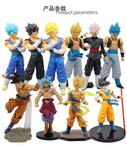 Figurines d'action de haute qualité Dragon Ball Z en PVC, modèle de dessin animé, DBZ Blue Hair Broly Goku Gogeta Vegito - Product Image 4