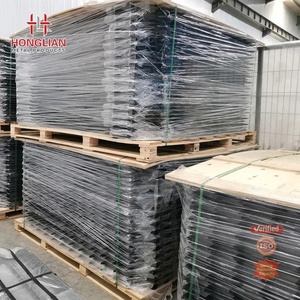 Flat <span class=keywords><strong>Top</strong></span> Rod topsteel hàng rào 5ft 7ft palisade thép hàng rào bài corten kẽm vườn zaun kim loại grillage đổ cloture - Product Image 4