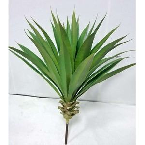 Bonsái de <span class=keywords><strong>agave</strong></span> artificial de 60cm de <span class=keywords><strong>altura</strong></span> con 35 hojas de plástico, planta suculenta en maceta a la venta - Product Image 2