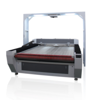 Machine de découpe laser CNC textile, machine de découpe laser CO2 pour tissus avec caméra CCD