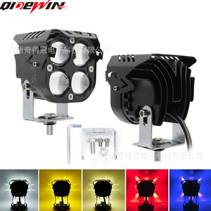 QIDEWIN ไฟ LED ทำงานขนาด 3 นิ้ว 40W 6000lm อลูมิเนียมสำหรับการบินพร้อมขายึดสำหรับการปรับเปลี่ยนไฟหน้ารถและสปอตไลท์ - Product Image 1