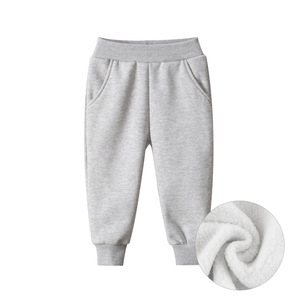 Molletonné pour enfants, pantalon Long, épais, décontracté, Sport, garçons, bleu, noir, gris, automne, hiver, <span class=keywords><strong>2022</strong></span> - Product Image 5