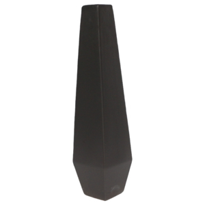 Vaso angolare minimalista per soggiorno, vaso decorativo per fiori, vaso in metallo per esposizione in casa, camera da letto, ufficio - Product Image 3
