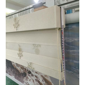 Ombra romana Zebra persiane finestra motore elettronico Zebra Premier paralumi piatti trasparenti - Product Image 3