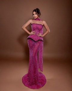 <span class=keywords><strong>Robe</strong></span> <span class=keywords><strong>de</strong></span> <span class=keywords><strong>soirée</strong></span> sirène élégante fuchsia à sequins, bustier, ornée <span class=keywords><strong>de</strong></span> perles géométriques, pour femme, idéale pour bal <span class=keywords><strong>de</strong></span> promo, gala, <span class=keywords><strong>soirée</strong></span>, <span class=keywords><strong>robe</strong></span> scintillante - Product Image 1