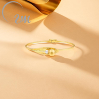 VM JEWELRY-Bracelet de luxe minimaliste en or 18 carats/argent 925 pour anniversaire de mariage ou usage quotidien.