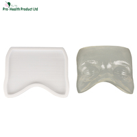 Maniquí de entrenamiento de inyección facial superior transparente con vasos sanguíneos simulados