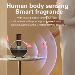 Mới đến siêu âm tinh dầu máy lọc không khí Hương thơm Nhật ký <span class=keywords><strong>OEM</strong></span> ODM thông minh cảm biến hương thơm khuếch tán nhà làm mát không khí diffusers - Product Image 3