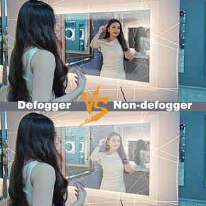 Bán buôn <span class=keywords><strong>36x48</strong></span> inch khung nhôm chiếu sáng LED gương với ánh sáng cho khách sạn phòng tắm IP44 đánh giá - Product Image 2