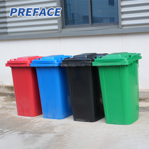 Conteneur à déchets mobile en plastique HDPE <span class=keywords><strong>de</strong></span> grande taille pour <span class=keywords><strong>l</strong></span>'extérieur, avec roues/couvercle, pour hôpital/école/médical - Product Image 3