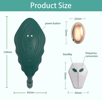 Vibrateur portable rechargeable en silicone à 9 vitesses, culotte vibrante, jouet sexuel pour femme, stimulation du point G et du clitoris