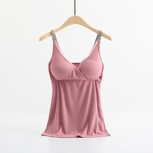 Gilet de sommeil de <span class=keywords><strong>maternité</strong></span> <span class=keywords><strong>pour</strong></span> femmes, soutien-gorge, vêtement <span class=keywords><strong>pour</strong></span> la nuit post-partum, taille Super grande, 3xl, Tops <span class=keywords><strong>d</strong></span>'<span class=keywords><strong>allaitement</strong></span> - Product Image 4