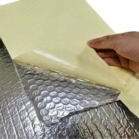 Papel autoadhesivo Barrera de burbujas de aluminio Aislamiento térmico Hoja de techo de pared de tubería impermeable