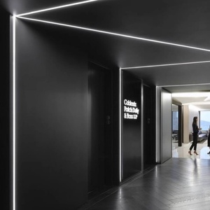 ไฟแอลอีดีติดที่มุมอะลูมิเนียมแถบเส้นตรงแบบฝังโดยไม่มีไฟหลัก - Product Image 5