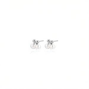ต่างหูแฟชั่น DE PERLAS รุ่น PE2695 สำหรับผู้หญิง เครื่องประดับคุณภาพสูง - Product Image 3