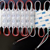 Module LED à diode électroluminescente pleine couleur 12V WS2811 0,72W SMD RGB pour boîte lumineuse publicitaire extérieure