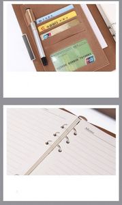 Cuaderno Personalizable A5 de Hojas Sueltas para Negocios, Textura Mate Delicada, Opción de Tela de Cuero PU, Encuadernación Cosida a Caballete para Imprimir Logotipos - Product Image 5