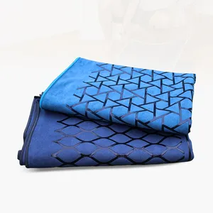 Factory Wholesale High Quality Custom Printing Logo Anti-Slip Silicone Grid Microfiber Yoga Mat Towels Sports Towels