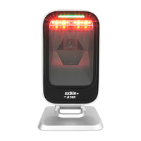 Escáner de Código de Barras 2D AK-9208H USB RS232 para Linux, Windows, Android, MAC, Compatible con Códigos Recubiertos, Códigos de Pago Telefónico, Gran Angular y Largo Alcance