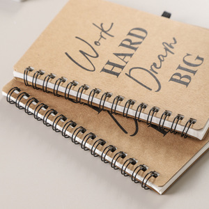 Bloc de Notas Kraft Zhong Pu de 50 Páginas, Cuaderno Espiral con Frases Inspiradoras, Cubierta Personalizable, Bloc de Notas Promocional - Product Image 2
