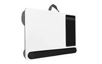Bureau portable léger en MDF noir personnalisé pour ordinateur portable, idéal pour lit, canapé ou bureau à domicile (vente en gros)