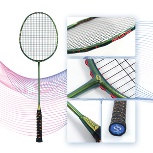 Nouvelle Arrivée Raquette <span class=keywords><strong>de</strong></span> <span class=keywords><strong>Badminton</strong></span> 5U Ultra Légère 100% Carbone avec Amortisseur <span class=keywords><strong>de</strong></span> Chocs et Tige Haute Résistance pour Compétition Adulte Homme Femme - Product Image 4