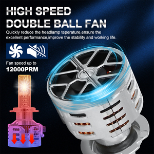 Voiture led phare ampoule super lumineux <span class=keywords><strong>blanc</strong></span> haute puissance 300w h4 led phare h7 h11 9005 9006 h1 h3 led feux de voiture - Product Image 6