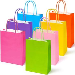 Bolsa de Papel Kraft Reciclado con Asa, Impresa con Logotipo Personalizado, para Publicidad - Product Image 2