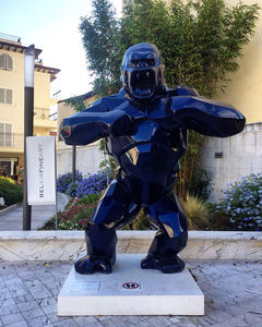 Grandes <span class=keywords><strong>de</strong></span> fibra <span class=keywords><strong>de</strong></span> vidrio gorila escultura <span class=keywords><strong>de</strong></span> personaje <span class=keywords><strong>de</strong></span> <span class=keywords><strong>dibujos</strong></span> animados Animal estatua - Product Image 3