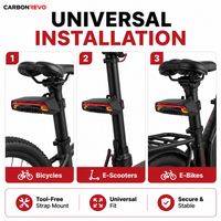 Feu arrière de freinage pour trottinette électrique Carbonrevo, idéal pour la ville, pièce de rechange de haute qualité, résistant à la corrosion