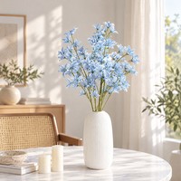 Tiges de fleurs artificielles en forme d'étoile pour la décoration de centre de table de mariage