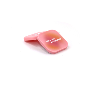 2025 écologique <span class=keywords><strong>rose</strong></span> 4 couleurs ombre à paupières étui vide petite taille fard à paupières conteneur personnalisé Silicone fard à paupières <span class=keywords><strong>Palette</strong></span> - Product Image 4