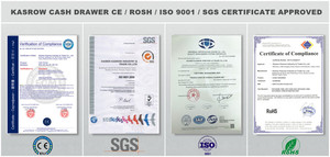 Manuel/dokunmatik açık tuş kilidi Metal  yazar kasa çekmecesi - Product Image 6