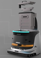 Nouveau Robot de Nettoyage de Sols Commercial 2026 Clean B100 6-en-1 : Balayage, Frottement, Aspiration, Nettoyage de la Poussière, Désinfection, Auto-Nettoyage, Contrôle par Application, Automatique