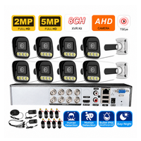 Système de surveillance TSEye avec kit DVR XVR, vision nocturne, suivi de mouvement humain, audio unidirectionnel