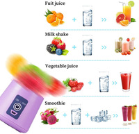 Hete Verkoopproducten Draagbare Liquidizer Blender Usb Elektrische Sapmachine Fruitpers Persoonlijke Citroenpers Afzuigmachine