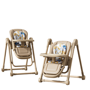 Chaise haute multifonctionnelle 3 en 1 pour bébé, dossier et hauteur réglables, avec plateau repas pour nourrissons - Product Image 2